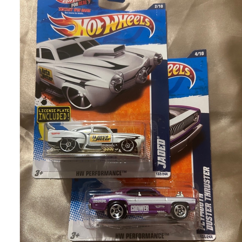 Hot Wheels 2011 HW Performance Jaded & Plymouth Duster Thruster Lot 132 134/244 - Picture 1 of 6